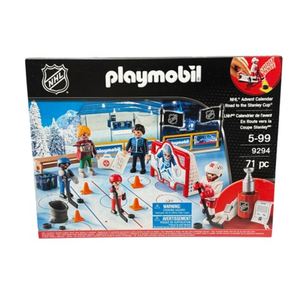 Playmobil NHL Hockey Box Set Road to Stanley Cup 71 Pcs 2017 New Advent Calendar
